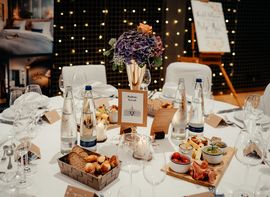 [Translate to Englisch:] Hochzeitsessen im Marias Platzl